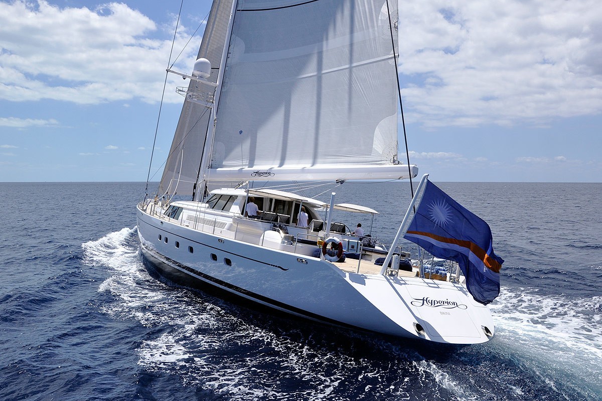 sail yacht hyperion